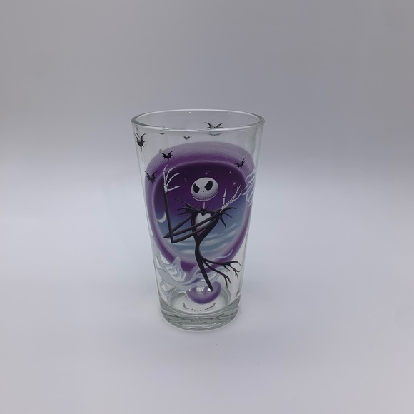 Nightmare Before Christmas JACK SKELLINGTON 2018 Retired 16 Oz Drinking Glass - Picture 4 of 8
